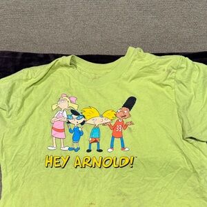 Nickelodeon Hey Arnold! Lime Green Kids T-Shirt